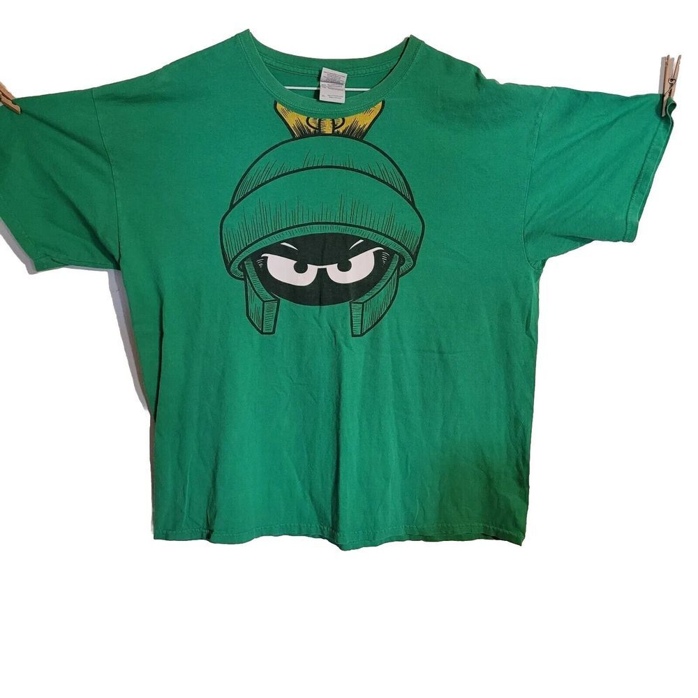 Vintage Marvin The Martian T Shirt Size XL Looney Tunes Cartoon Graphic